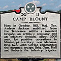Click for Camp Blount marker photo