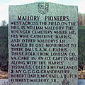 Click for Mallory Pioneers monument photo