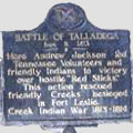 Click for Talladega Battle Marker photo