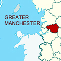 Select to view Greater Manchester's location in England