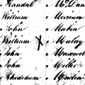 Select to view William Malory pension record